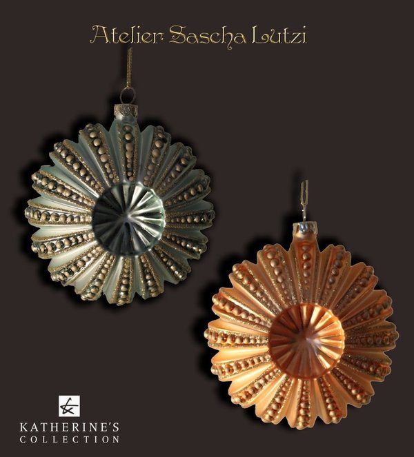 Glass Sea Urchin Ornament, Glas- Seeigel