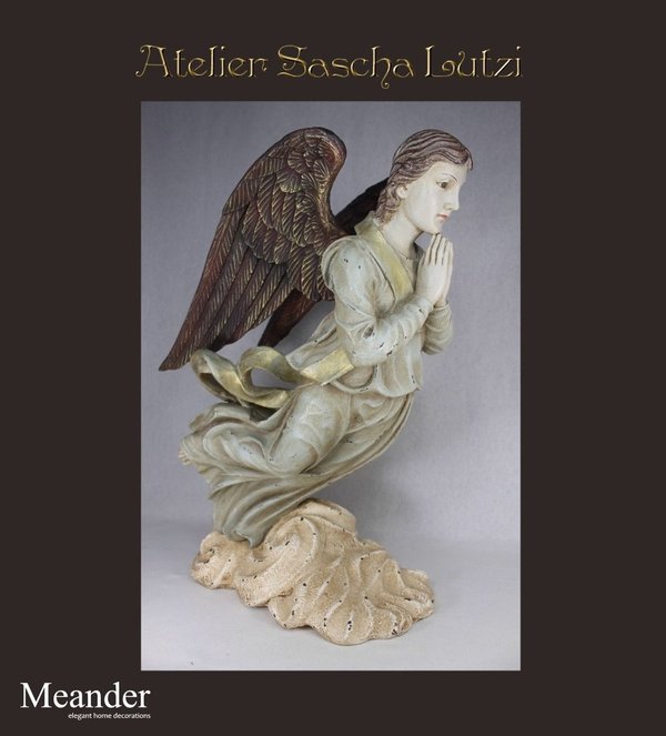 Betender Engel, dekorative Figur 47cm