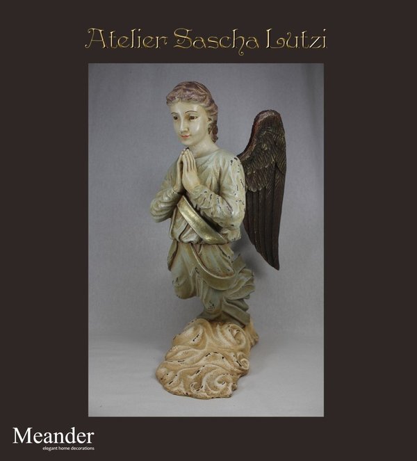 Betender Engel, dekorative Figur 47cm